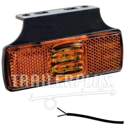 Abbildung von Fristom LED Positionsleuchte Orange + Reflektor mit Halterung