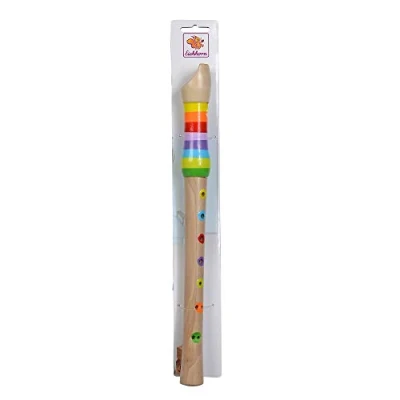 Abbildung von Eichhorn Spielzeug Musikinstrument Musik bunte Holzflöte mit 7 Löchern Liederheft 100003481