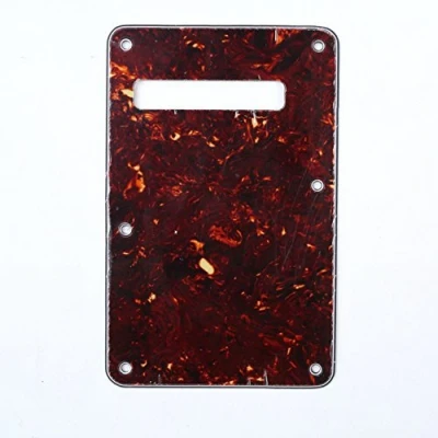 Abbildung von Musiclily 6 Löcher Strat Tremoloabdeckung für Fender USA/Mexican Standard Stratocaster Modern Style E Gitarre,4 lagig Tortoise Shell