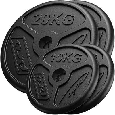 Abbildung von Olympia Guss Hantelscheiben Set Gewichte mit ø51 mm Bohrung 60 kg