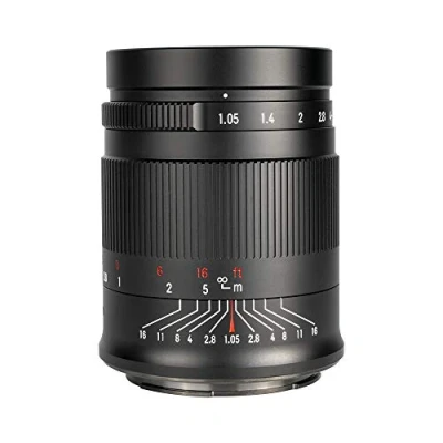 Abbildung von 7artisans 50 mm f1.05 große Blende Vollrahmen manueller Fokus Objektiv kompatibel mit Canon R Mount Kameras