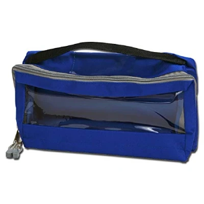 Abbildung von Gima 1482 E3 Rechteckige Tasche, gepolstert, mit Sichtfenster und Griff, Blau