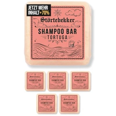 Abbildung von NEU: Störtebekker® Premium Festes Shampoo Tortuga (x6) Handgefertigtes, veganes für Herren &amp; Damen Wohlduftende Duschpflege Haut und Haar Feuchtigkeits Bar