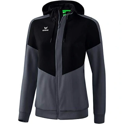 Abbildung von Erima Laufjacke, Damen, Größe: 38, Black