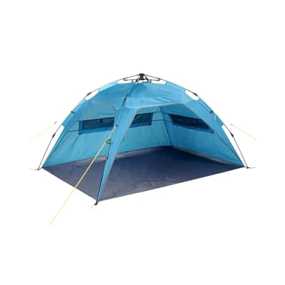Abbildung von UQUIP Strandmuschel Automatik Buzzy Strandzelt, Reise XL Wind Sonnen Schutz UV50+
