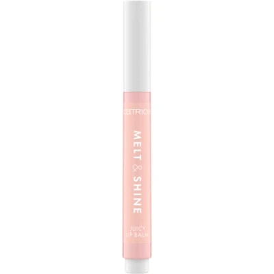 Abbildung von Catrice Melt &amp; Shine Juicy Lip Balm, Nr. 010, Nude, feuchtigkeitsspendend, vergrößernd, glänzend, strahlend frisch, vegan, ölfrei, ohne Parabene, Nanopartikel frei, 1er Pack (1.3g)