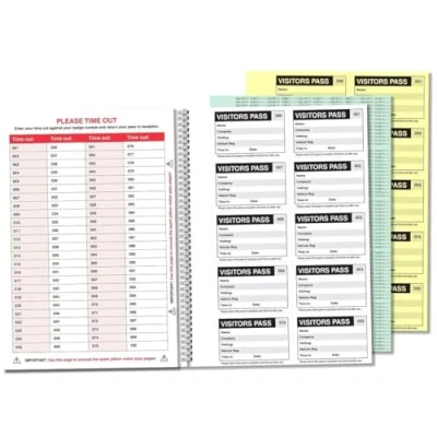 Abbildung von V Safety 5054495016775 Nachfüllbuch, 90 x 60 mm