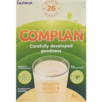 Abbildung von Complan Vanilla Flavour 4 Sachets by