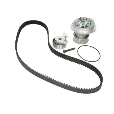 Abbildung von HEPU PK03140 Wasserpumpe + Zahnriemensatz 146 OPEL: Calibra A, Vectra B Limousine, Astra F CC