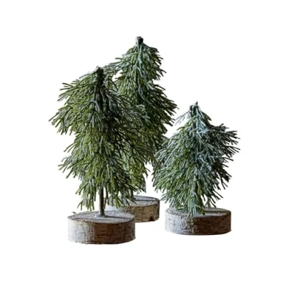 Abbildung von Mirabeau Künstlicher Weihnachtsbaum Baum 3er Set Lonzac grün