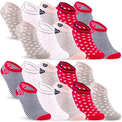 Abbildung von sockenkauf24 Sneakersocken 10 Paar Kinder Sneaker Socken Jungen &amp; Mädchen Baumwolle Kindersocken (56271, 23 26) WP