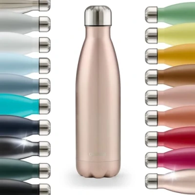 Abbildung von Blumtal Isolierflasche Thermoflasche Charles auslaufsiche Isolierflasche, BPA frei, stundenlange Isolation von Warm und Kaltgetränken