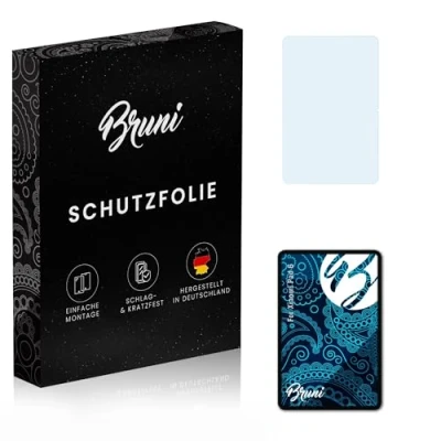 Abbildung von Bruni Schutzfolie kompatibel mit Xiaomi Pad 6 Folie, glasklare Displayschutzfolie (2X)