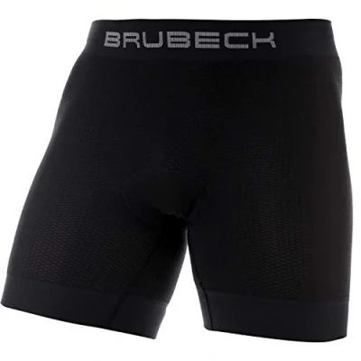 Abbildung von Brubeck BX11420 Men&#039;s boxer shorts with bicycle insert black S