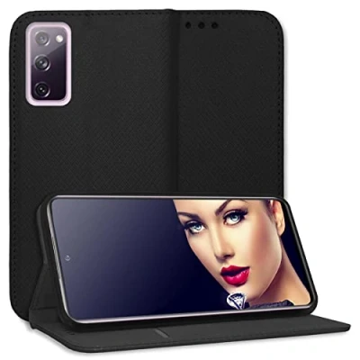 Abbildung von mtb more energy® Schutz Tasche Smart Magnet kompatibel mit Samsung Galaxy S20 FE (SM G780, G781, 6.5&#039;&#039;) schwarz Bookstyle Klapp Cover Hülle Wallet Case