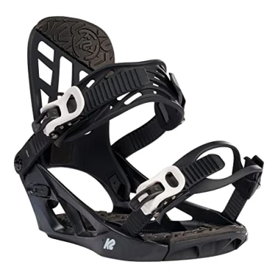 Abbildung von K2 Unisex Jugend You+H Snowboard Bindung, Black, M (EU: 35,5 39,5 — US: 5 8 MP: 220 250)