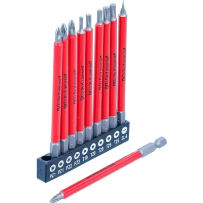 Abbildung von BGS Diy 20812 Antirutsch Bit Satz magnetisch 110 mm 10 tlg.