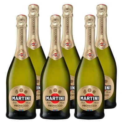 Abbildung von MARTINI Prosecco Schaumwein, trockener und reichhaltiger italienischer 11,5% vol., 6*750ml