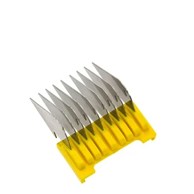 Abbildung von Moser Aufsetzkamm Type 19 Nr. 5 Metall Gelb 16mm
