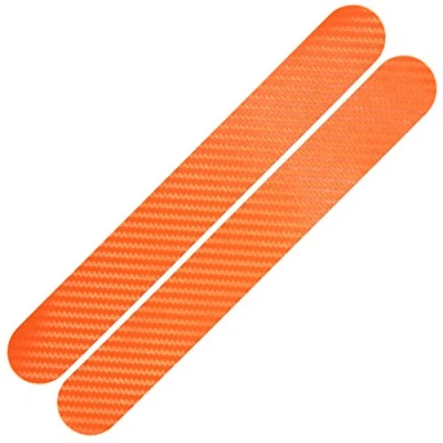 Abbildung von Finest Folia Fahrrad Kettenstreben Schutz Aufkleber Folie Lackschutz (K098 Carbon Orange)