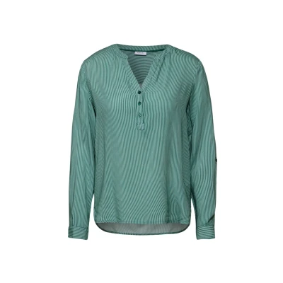 Abbildung von Cecil Gestreifte Bluse, Damen, Größe: XL, Grün