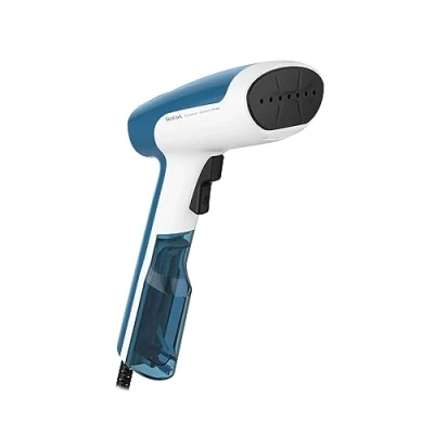 Abbildung von Tefal DT613, Tragbare Dampfbürste, 0,07 l, 0,25 min, Weiß, Blau, Tasten, 20 g/min