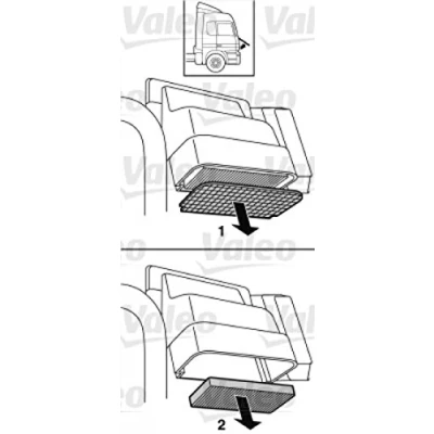 Abbildung von VALEO CLIMFILTER COMFORT 716001 Innenraumfilter Partikelfilter 227 107 20