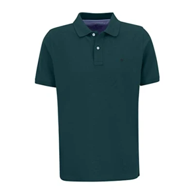 Abbildung von FYNCH HATTON Herren Klassisches Poloshirt aus Supima Baumwolle, Diesel, L