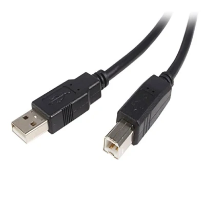 Abbildung von StarTech.com USB2HAB3M USB 2.0 A auf B Kabel (3m, St/St) Schwarz