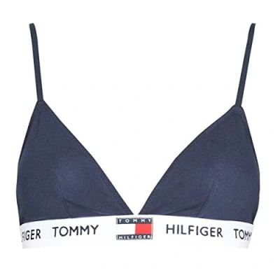 Abbildung von Tommy Hilfiger Padded BRA Triangel BH, Damen, Größe: XS, Navy blazer