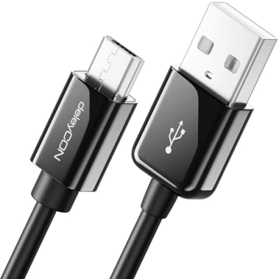 Abbildung von deleyCON 3,0m Micro USB Ladekabel Datenkabel Handys Smartphones Smartphone Kabel