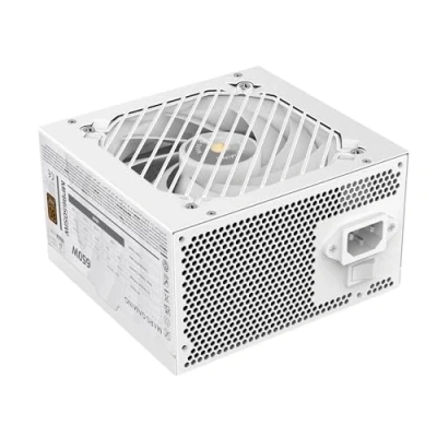 Abbildung von MARSGAMING MPB650SI, PC ATX Netzteil 650W, 7 Jahre Garantie, 80Plus Bronze 230V, 90% Effizienz, SI Extreme Silence Lüfter mit Kupferkern, AI2 RPM , DC und SMD Technologien, Weiß