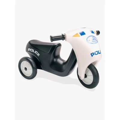 Abbildung von Dantoy Polizei Scooter mit Gummirädern, Schwarz/Weiß