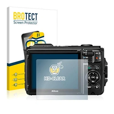 Abbildung von BROTECT (2 Stück Schutzfolie für Nikon Coolpix W300 Displayschutz Folie Ultra Klar