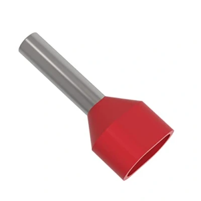 Abbildung von AUPROTEC Aderendhülsen Twin von 0,5 16 mm² isoliert 10 1000 Stück Auswahl: (50 Stück, 1.0 rot)