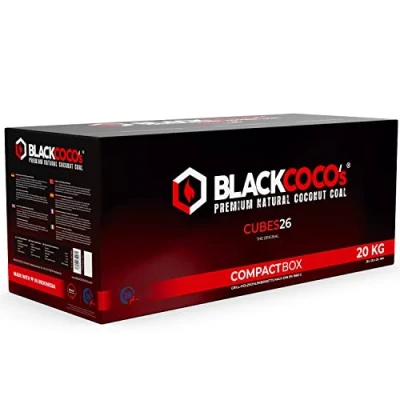 Abbildung von BLACKCOCO&#039;s GmbH Holzkohlegrill 20KG Premium Kohle Naturkohle Grillkohle, Grillkohle &amp; BBQ, 20 KG BBQ mit langer Brenndauer