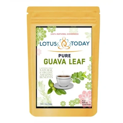Abbildung von lotustoday Premium Guavenblatt 120 Teebeutel 100% Reine Guavenblätter Natürliches Wellness
