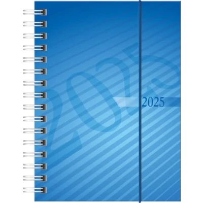 Abbildung von rido/idé Taschenkalender Modell perfect/Technik I (2025), 2 Seiten = 1 Woche, A6, 160 Seiten, PP Einband, blau