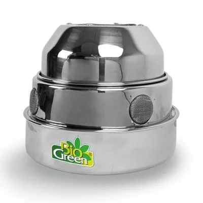 Abbildung von Bio Green Heizgerät Paraffin Gewächshausheizung &quot;Warmax Antifrost&quot; aus Edelstahl 150 Watt