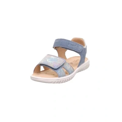 Abbildung von Superfit Mädchen Sparkle Sandale, Blau Silber 8030, 32 EU Weit