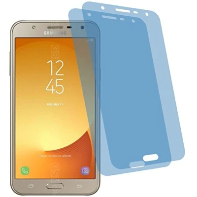 Abbildung von 4ProTec I 2X Crystal Clear klar Schutzfolie für Samsung Galaxy J7 Neo Displayschutzfolie Bildschirmschutzfolie Schutzhülle Displayschutz Displayfolie Folie