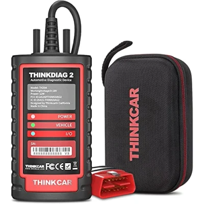 Abbildung von thinkcar OBD2 Diagnosegerät,ThinkDiag 2 Bluetooth Diagnose Scanner für Alle Fahrzeuge mit 15 Reset Funktionen System Diagnosen,Autodiagnose Unterstützung OBDII/EOBD/CAN FD Protokoll…