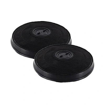 Abbildung von DEKAROX 2 x Aktivkohlefilter 233mmØ für Whirlpool Bauknecht 484000008636 E233 Wpro FAC519 AEG Electrolux 9029800472 E3CFF57 Bosch Siemens 11005728 DHZ2701 Indesit C00383475 Dunstabzugshaube