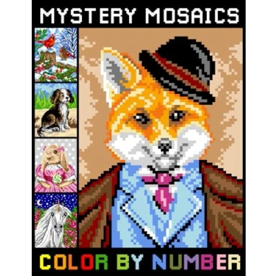 Abbildung von Mystery Mosaics Color by Number: Squares Coloring Book for Adults Relaxation and Stress Relief, Quest Extreme Challenges to Complete (Mosaic Number)