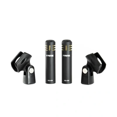 Abbildung von Fame MS 450 Overhead Mikrofon Set, Robustes Kondensatormikrofon, Ideal für Drums, Becken, Percussion, Homerecording, Proberaum, Inklusive Mikroklemmen, Hartschalenkoffer
