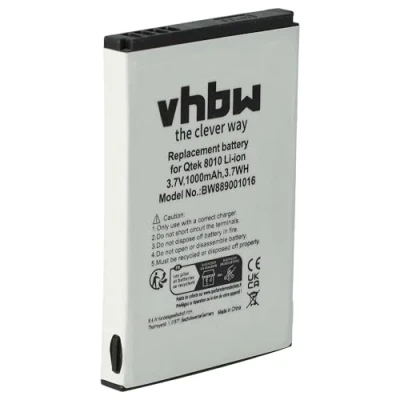 Abbildung von vhbw Akku kompatibel mit AUDIOVOX SMT5600 Handy Smartphone Telefon (1000mAh, 3,7V, Li Ion)
