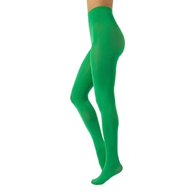 Abbildung von CALZITALY Blickdichte Weiche Strumpfhosen aus Mikrofaser Bunte Strumpfhose Damen S, M, L, XL, XXL, 3XL 4XL 80 DEN Made in Italy (M, Green apple)