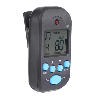 Abbildung von Digitales Metronom, RiToEasysports Mini LCD Metronom M50 Beat Tempo Gitarrenmusik Zubehör Portable Universal