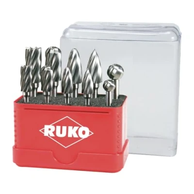 Abbildung von Ruko Terrax Hartmetall Frässtifte Satz 10 teilig, 116002