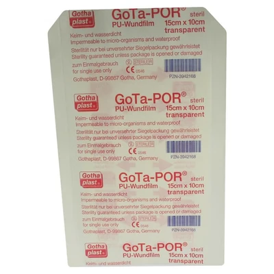 Abbildung von GOTA POR PU Wundfilm 15x10cm steril 1 St